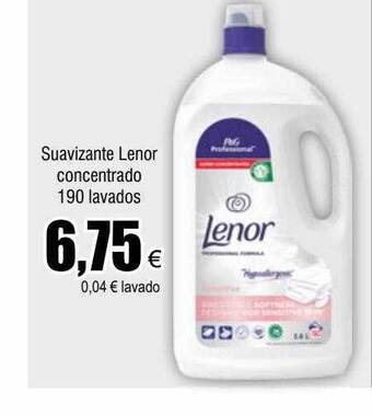 FROIZ Suavizante lenor concentrado 190 lavados oferta