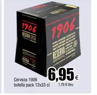 FROIZ Cerveza 1906 botella pack 12 oferta