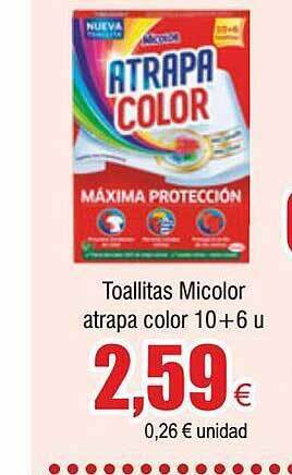 FROIZ Toallitas micolor atrapa color oferta