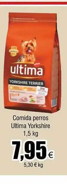 FROIZ Comida perros ultima yorkshire oferta
