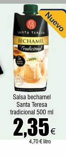 FROIZ Salsa bechamel santa teresa tradicional 500ml oferta