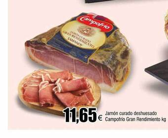FROIZ Jamón curado deshuesado campofrío gran rendimiento kg oferta