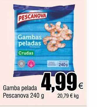 FROIZ Gamba pelada pescanova 240 g oferta