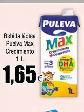 FROIZ Bebida láctea puelva max crecimiento 1l oferta