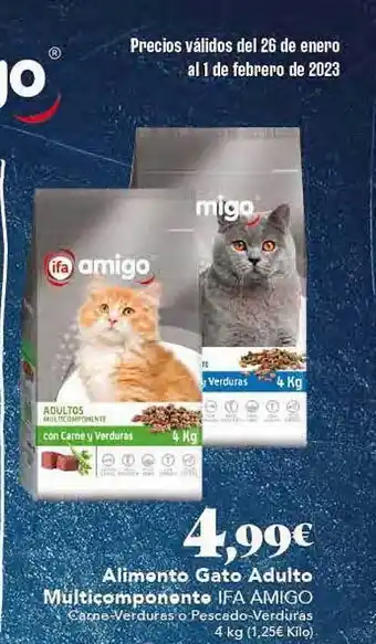 Gadis Alimento gato adulto multicompenente ifa amigo oferta