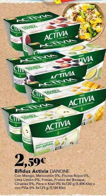 Gadis Bífidus activia danone oferta