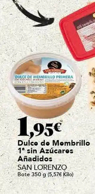 Gadis Dulce de membrillo 1a sin azúcares añadidos san lorenzo oferta