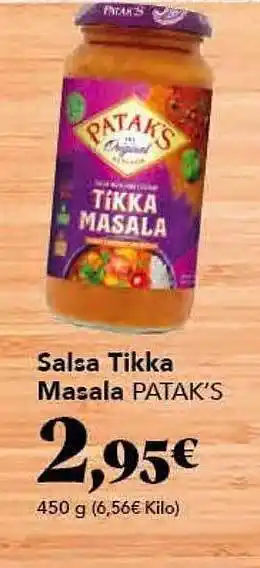 Gadis Salsa tikka masala patak's oferta
