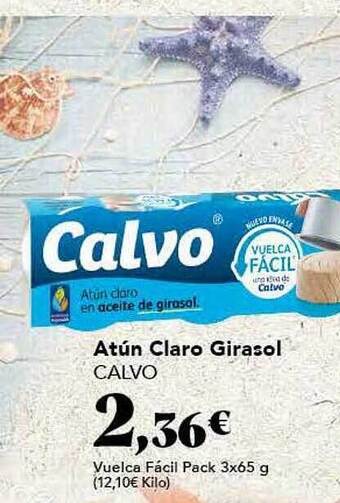 Gadis Atún claro girasol calvo oferta