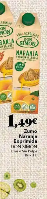 Gadis Zumo naranja exprimida don simón oferta