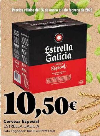 Gadis Cerveza especial estrella galicia oferta