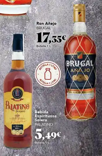 Gadis Ron añejo brugal bebida espirituosa solera palatino oferta