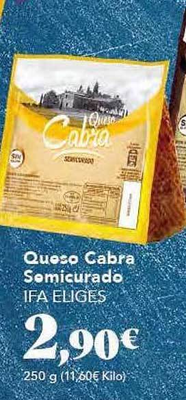 Gadis Queso cabra semicurado ifa eliges oferta