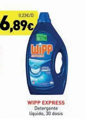 Hiperber Wipp express detergente liquido oferta