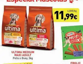 Hiperber Ultima medium maxi adult pollo o buey oferta