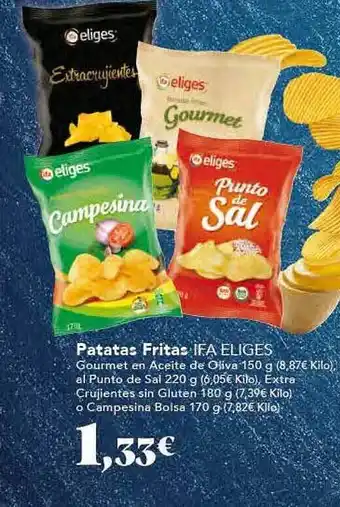 Gadis Patatas fritas ifa eliges oferta