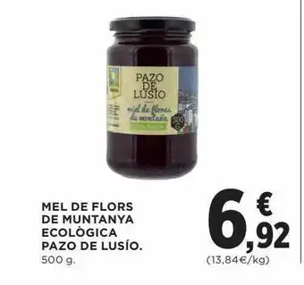 Hipercor Mel de flors de muntanya ecològica pazo de lusio oferta