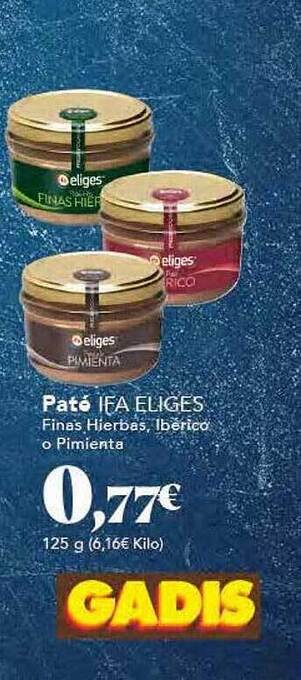 Gadis Paté ifa eliges oferta