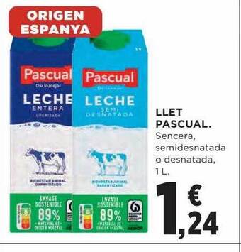 Hipercor Llet pascual oferta
