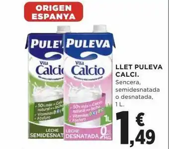 Hipercor Llet puleva calci oferta