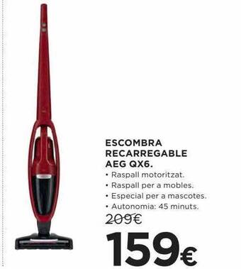 Hipercor Escombra recarregable aeg qx6 oferta