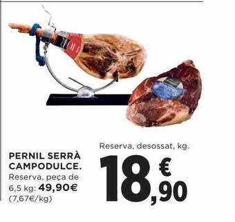 Hipercor Pernil serrà campodulce oferta