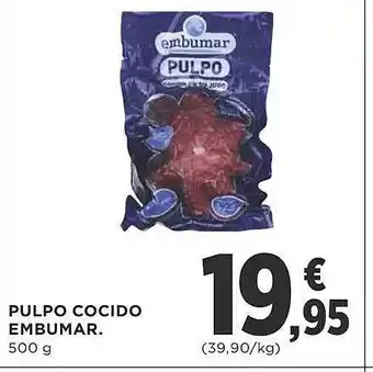 Supercor Pulpo cocido embumar oferta