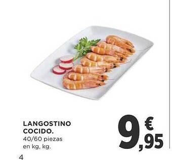Supercor Langostino cocido oferta