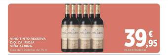 Supercor Vino tinto reserva d.o. ca. rioja viña albina oferta