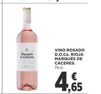 Supercor Vino rosado d.o.ca. rioja marqués de cáceres oferta