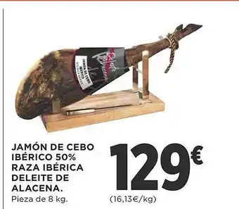 Supercor Jamón de cebo ibérico 50% raza ibérica deleite de alacena oferta