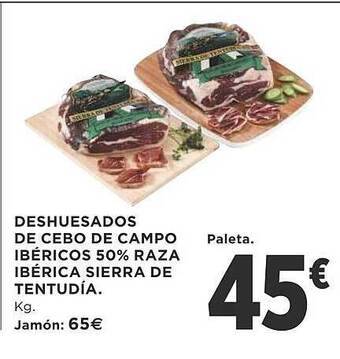 Supercor Deshuesados de cebo de campo ibéricos 50% raza ibérica sierra de tentudía oferta