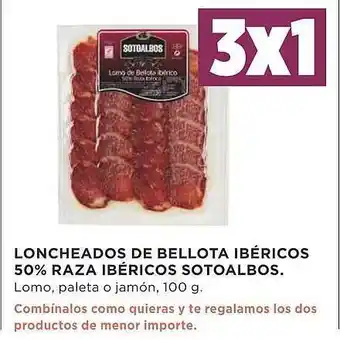 Supercor Loncheados de bellota ibéricos 50% raza ibéricos sotoalbos oferta
