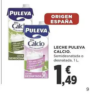 Supercor Exprés Leche puleva calcio semidesnatada o desnatada oferta