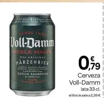 Supermercados El Jamón Cerveza voll-damm oferta