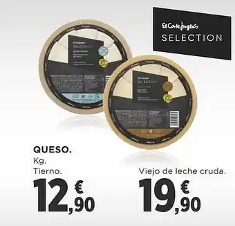 Supercor Queso el corte inglés selection oferta
