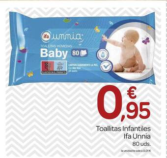 Supermercados El Jamón Toallitas infantiles ifa unnia oferta