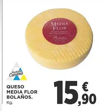 Supercor Queso media flor bolaños oferta