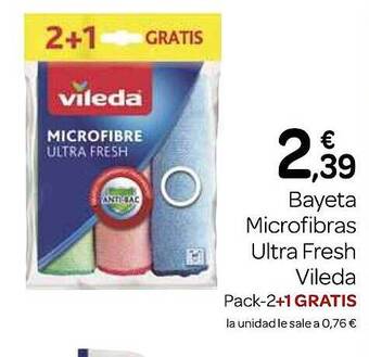 Supermercados El Jamón Bayeta microfibras ultra fresh vileda oferta