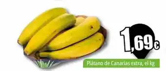 Unide Supermercados Plátano de canarias extra, el kg oferta