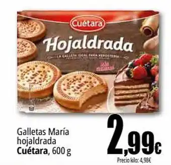Unide Supermercados Galletas maría hojaldrada cuétara oferta
