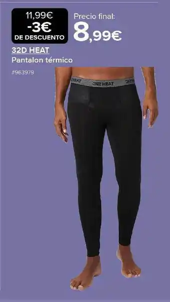 Costco 32d heat pantalon térmico oferta