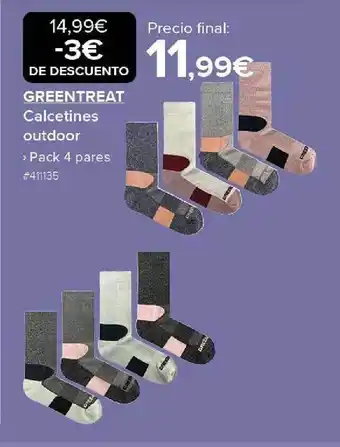 Costco Greentreat calcetines outdoor oferta
