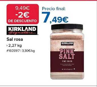 Costco Sal rosa kirkland oferta
