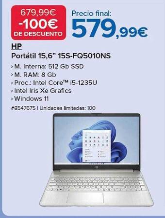 Costco Hp portátil 15.6 oferta
