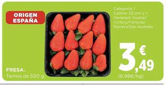 El Corte Inglés Fresa oferta