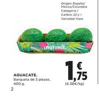 El Corte Inglés Aguacate oferta