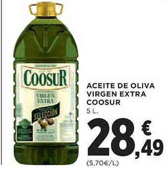 El Corte Inglés Aceite de oliva virgen extra coosur oferta