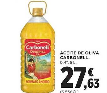 El Corte Inglés Aceite de oliva carbonell oferta