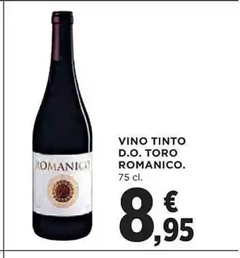 El Corte Inglés Vino tinto d.o. toro romanico oferta
